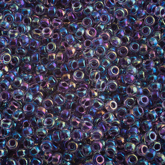 Miyuki Seed Beads  11-0 Amethyst Lined Crystal AB