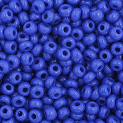 Czech Seed Beads 11-0 Opaque Royal Blue 23g Vial