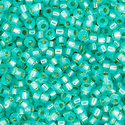 Miyuki Seed Beads  15-0 Aqua Green S-L Opal Alabaster