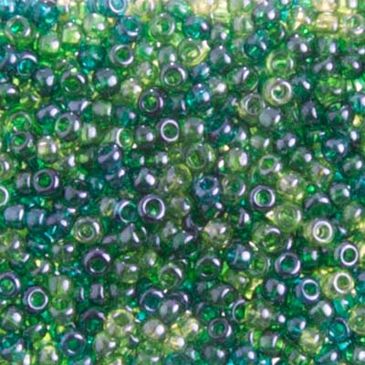 Czech Seed Beads  10-0 SEAGREEN MIX LusED