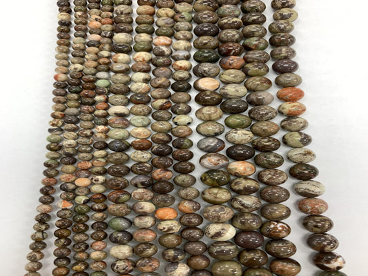 Natural Ocean Jasper Beads 8mm