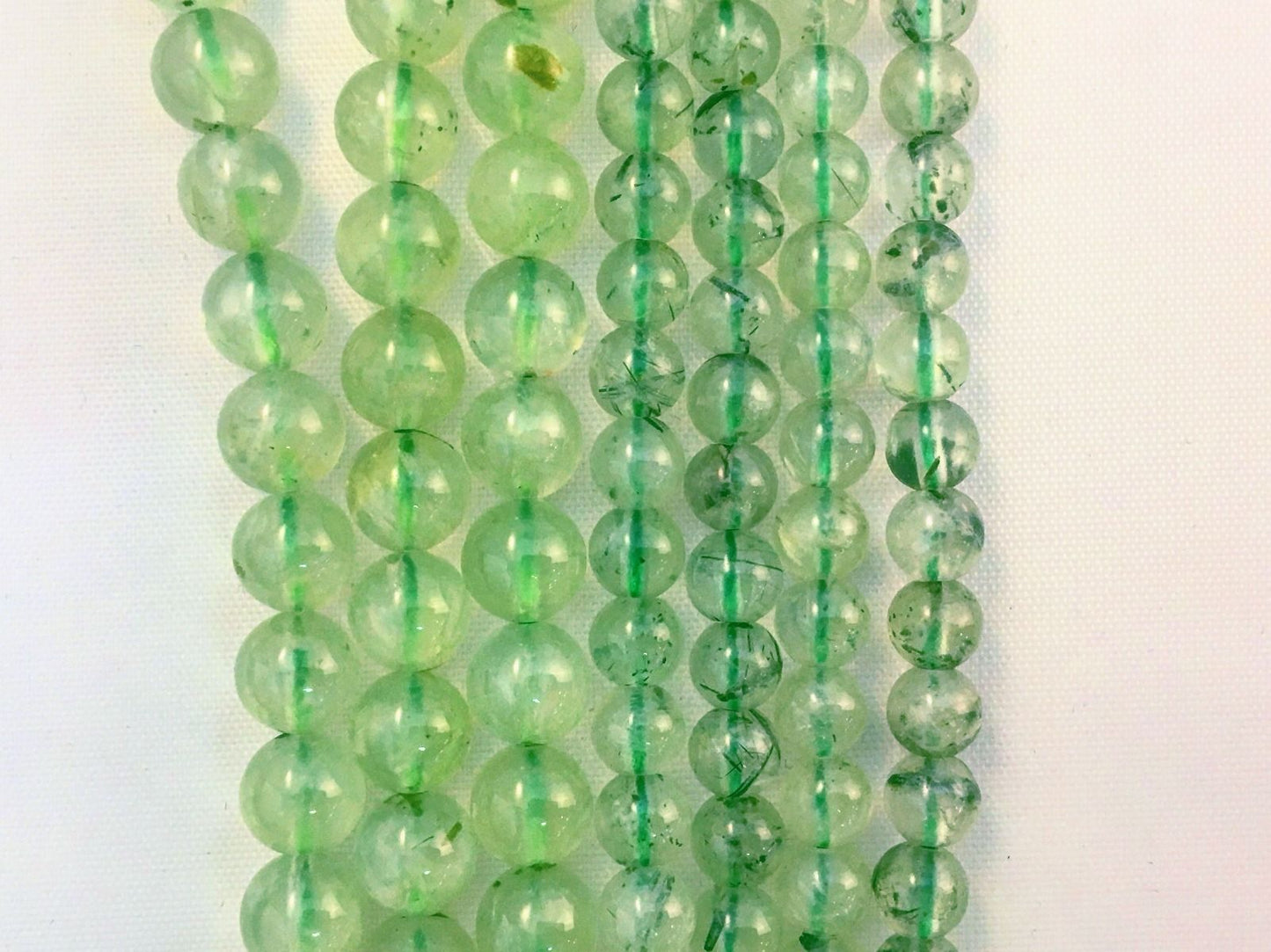 Natural Prehnite Beads