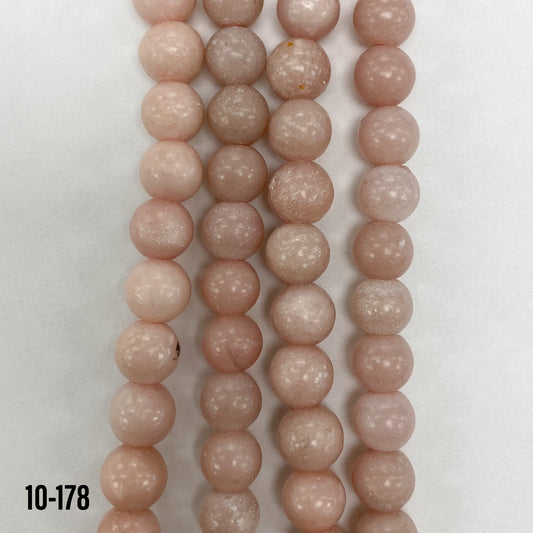 Natural Pink Opal Beads 8mm