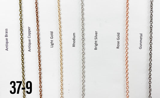 Brass Cable Chain Gunmetal (yard)