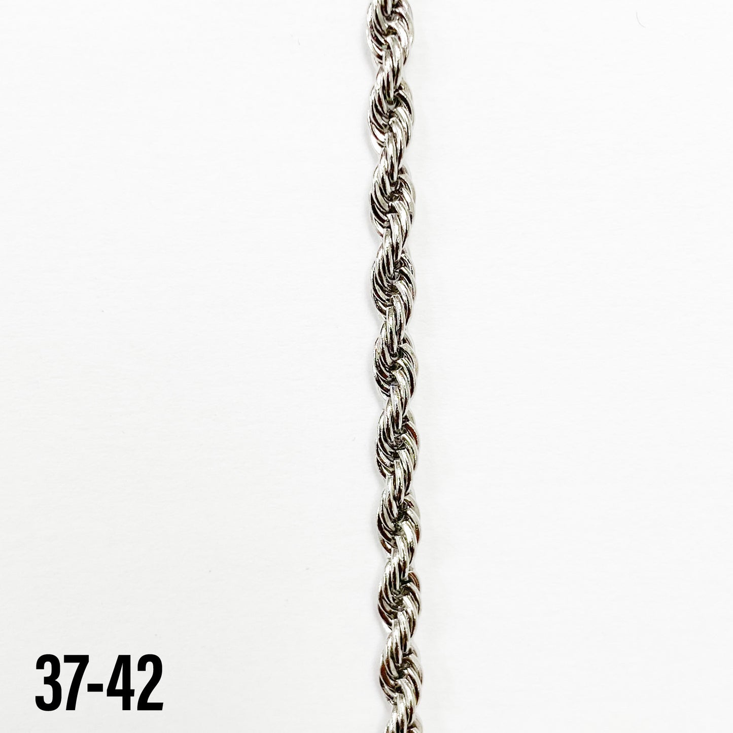 304 Stainless Steel 2.5mm Rope Chain (yard)