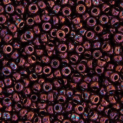 Miyuki Seed Beads  11-0 Raspberry OP. MET.