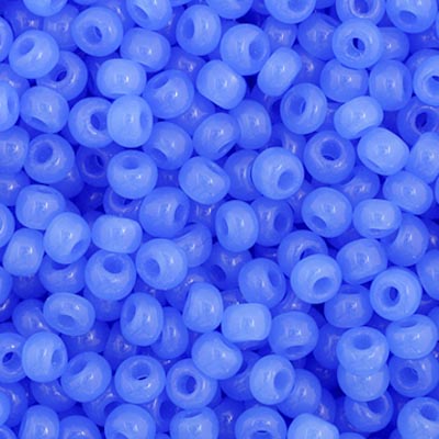 Czech Seed Beads  11-0 Blue Oily OP.