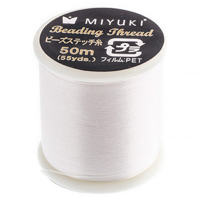 Miyuki Nylon Beading Thread B White