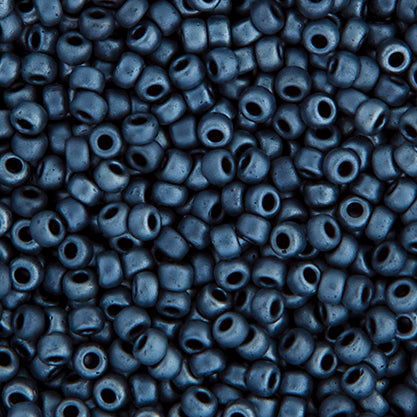 Miyuki Seed Beads 11-0 Gunmetal Matte MET.