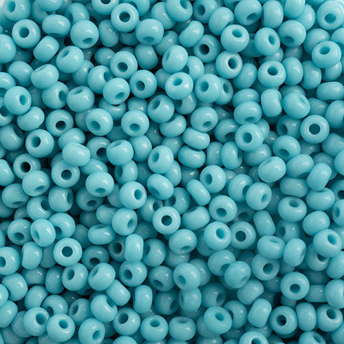 Czech Seed Beads 10-0 OP. TURQUOISE BLUE