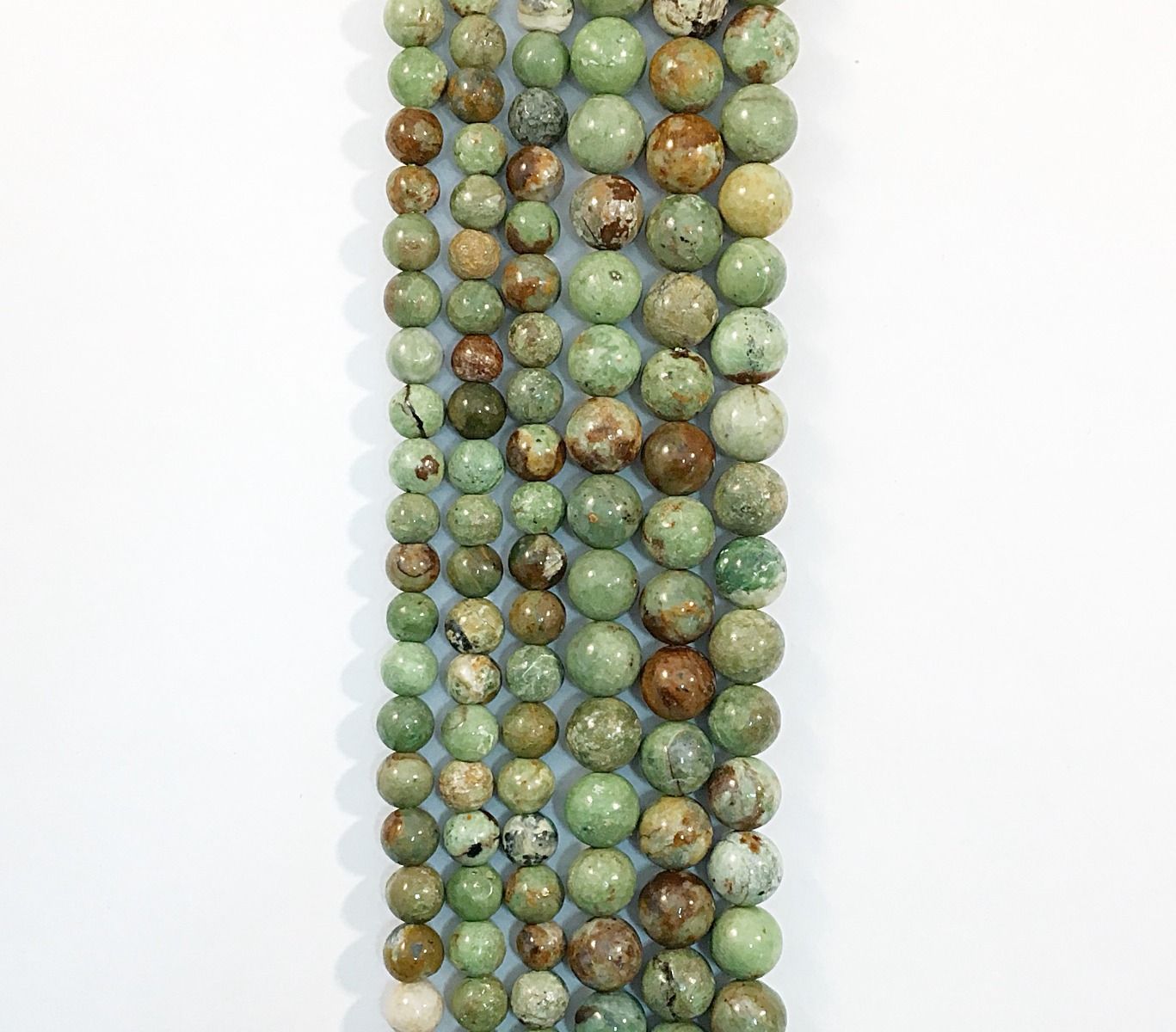 Natural Green Opal Beads 6mm