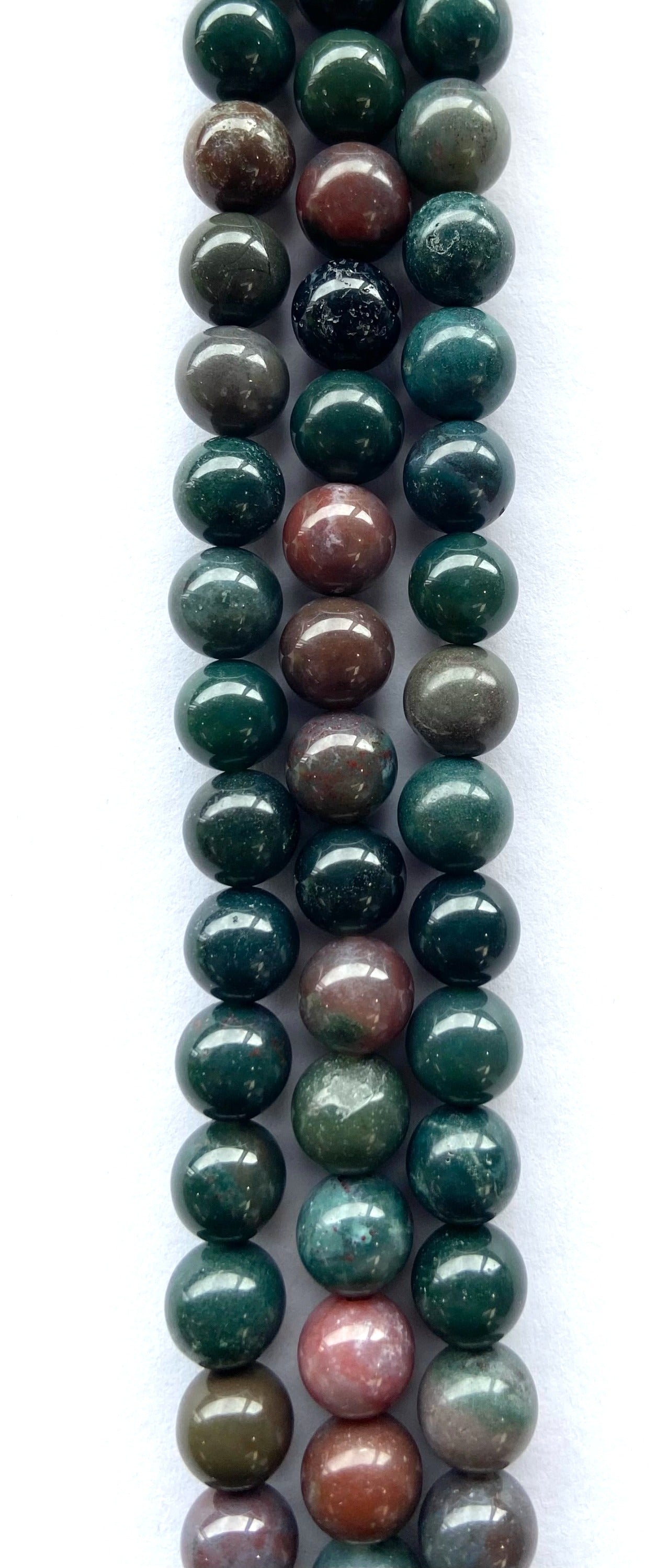 Indian Bloodstone Beads 8mm