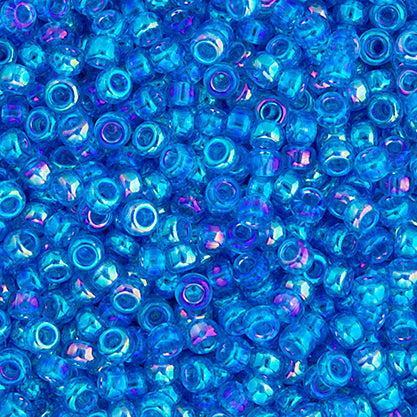 Miyuki Seed Beads  11-0 Blue Azure TR. AB