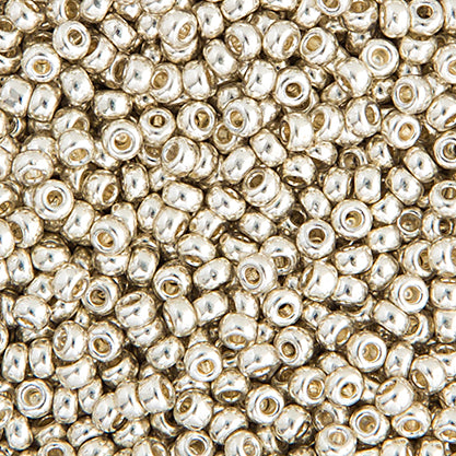 Miyuki Seed Beads 6-0 Silver GLVZD