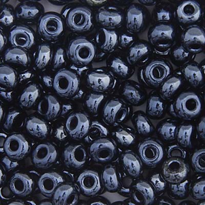 Czech Seed Beads 4-0 GUNMETAL