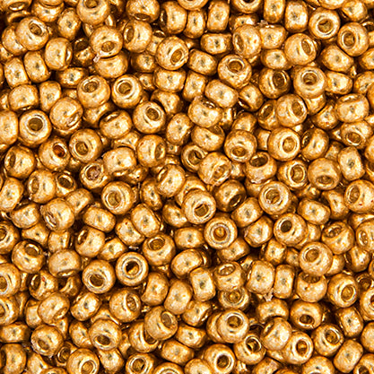 Miyuki Seed Beads  8-0 Duracoat GLVZD Gold