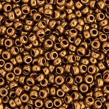 Miyuki Seed Beads  11-0 Lt.Bronze OP. MET.