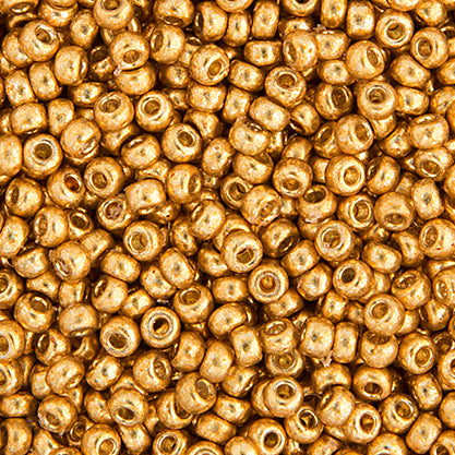 Miyuki Seed Beads 6-0 Duracoat GLVZD Gold