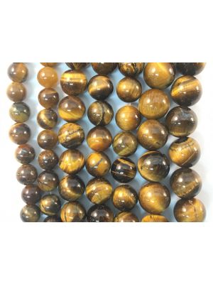 Natural Tigers Eye Beads 8mm