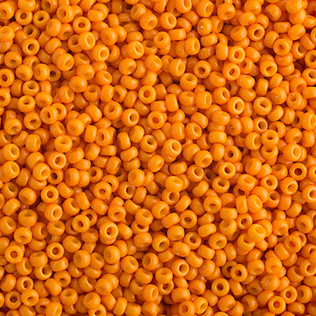 Miyuki Seed Beads 11-0 Cheddar OrangeOP. Duracoat