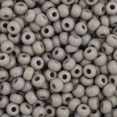 Czech Seed Beads  11-0 Grey OP.