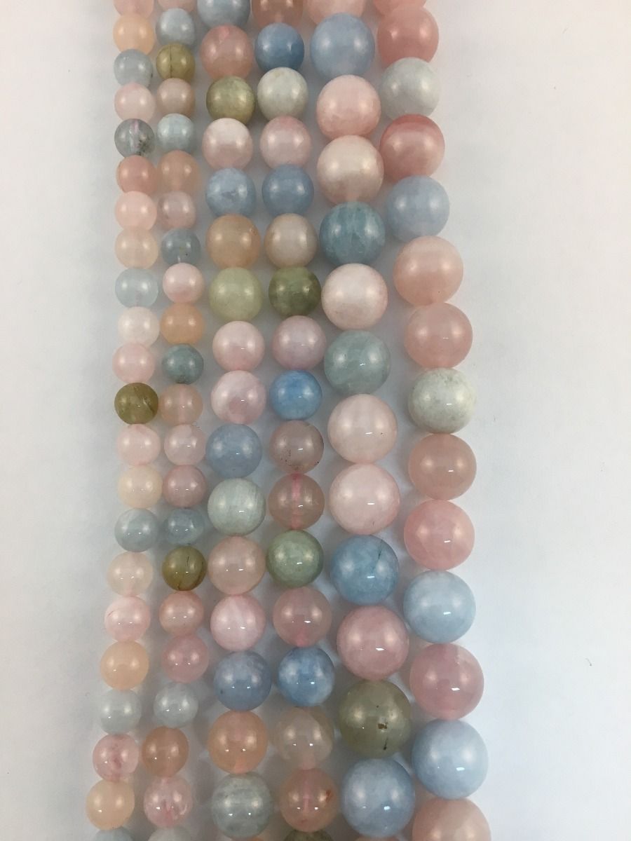 Natural Morganite Beads 10mm